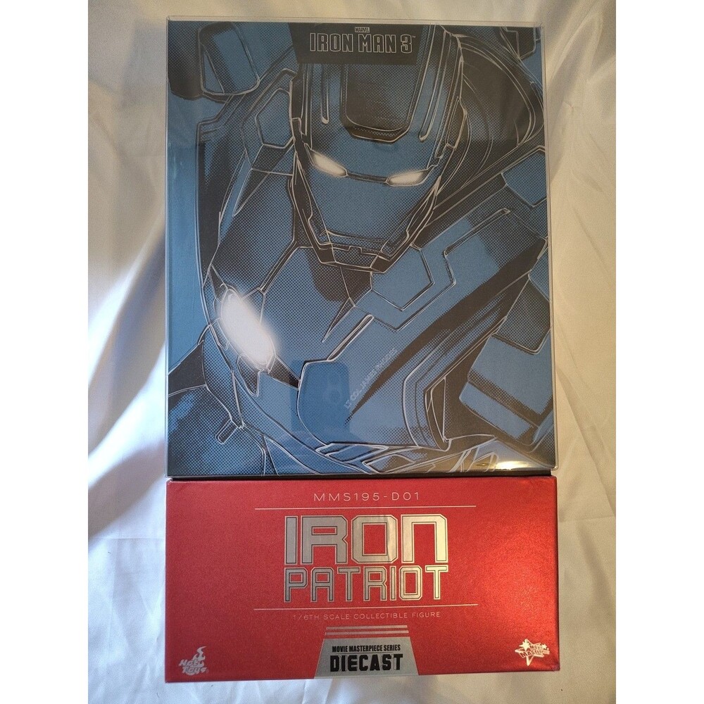 MMS195-D01 Iron Patriot Marvel Iron Man 3 Hot Toys 1:6 Scale Figure NEW MIB